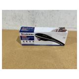 Brookstone Handheld Percussion Body Massager, 4 Vibration Modes, 5 Interchangeable Heads, Black