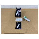 Braun No Touch 3-in-1 Thermometer, Measures Forehead, Liquid and Food Temps, Professional Accuracy and Color Coded Fever Guidance for Babies, Kids, Toddlers and Adults