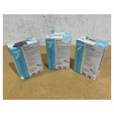 LOT OF 3 Equate Bluetooth Dual-Function Infrared Thermometer, Forehead and Ear Mode