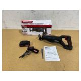 Hyper Tough 20V Brushless Reciprocating Saw, with 2.0Ah Battery Pack and Standard Charger, 43010.1