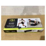 Athletic Works 3-Level Aerobic Step Deck, Adjustable to 4"-6"-8" Heights, Black/Gray/Blue