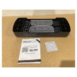 Athletic Works 3-Level Aerobic Step Deck, Adjustable to 4"-6"-8" Heights, Black/Gray/Blue