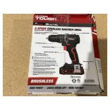 Hyper Tough 20V Max Brushless 2-Speed Cordless Hammer Drill with 1.5Ah Lithium-Ion Battery and Charger