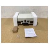 Victrola Venture Bluetooth Portable Mid-Century Modern Suitcase Record Player with 3-Speed Turntable & Built-in Speakers | Oak