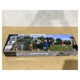 EastPoint Sports 2-in-1 Volleyball and Badminton Set, Adjustable Height Net Set with all Accessories