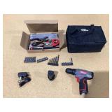Hyper Tough 12V Max Lithium-Ion Cordless 3/8-inch Drill Driver 50-Piece Project Kit and 1.5Ah Battery, 99312