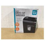 Pen+Gear 6-Sheet Cross-Cut Paper/Credit Card Shredder with 3.7 Gallon Bin, Black, Home & Office Use
