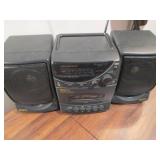 Cassette Boom Box and small keyboard