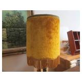 Hollywood Regency Amber Blown Glass