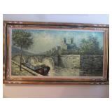 Big Framed Picture  signed Rivera