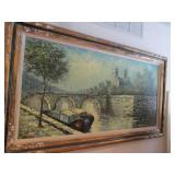 Big Framed Picture  signed Rivera