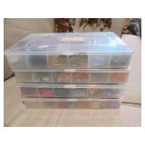 4 storage containers, FULL