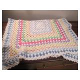 Afghans hand knitted and or crochet