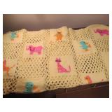 Afghans hand knitted and or crochet