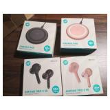 NIB 2 SETS WIRELESS EARBUDS