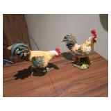 2 Big Chickens, Roosters,