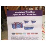 NIB Temptations 6 Piece Set with Insulated Carrier