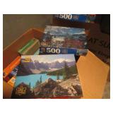 HUGE Box of Puzzles