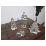 Glass Nativity and a Tree
