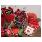 Wooden Apples and Glass Fish