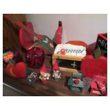 Wooden Apples and Glass Fish