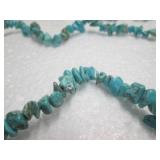 TURQUOISE CHIP STRAND NCK