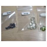 20CTW CRYSTAL QTZ 6 LAB RUBIES