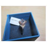 PINK MORGANITE 10K ROSE GOLD RING SIZE 9