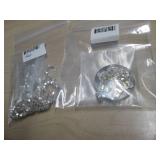 BLACK MOTHER OF PEARL STERLING & 18K GOLD OVER STERLING SILVER PENDANT