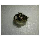 SMOKEY QUARTZ RING SIZE 9