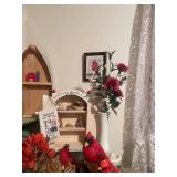 Cardinal and Flower Decor
