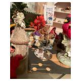 Cardinal and Flower Decor