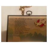 Collection of Wedding Keepsakes Including Danbury Clock and Decorations