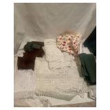 Lot of Vintage Doilies and Small Table Linens
