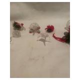 A Collection of Small Glass FigurinesÂ 