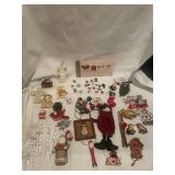 Collection of Assorted Christmas Ornaments and Decorations