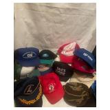 Collection of Vintage Logo Baseball Caps - Set of 10