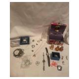 Assorted Jewelry Collection with Watches, Necklace, and More