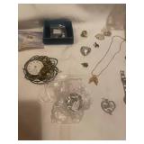 Assorted Jewelry Collection with Watches, Necklace, and More