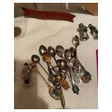 Collection of Vintage Miniature Figurines and Souvenirs