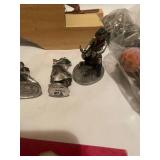 Collection of Vintage Miniature Figurines and Souvenirs