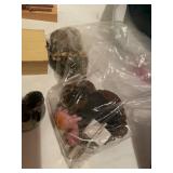 Collection of Vintage Miniature Figurines and Souvenirs