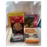 Collection of Board Games and Puzzles: Chinese Checkers, Jigsaw Puzzles, and More