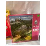 Collection of Board Games and Puzzles: Chinese Checkers, Jigsaw Puzzles, and More