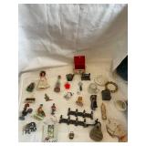 Eclectic Collection of 24 Decorative Miniatures and Trinkets