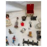Eclectic Collection of 24 Decorative Miniatures and Trinkets
