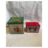 Apple Tree Collection Vase and Cardinal Clock Set