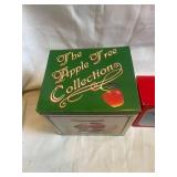 Apple Tree Collection Vase and Cardinal Clock Set