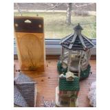 Assorted Collection of Christmas Village Houses and Figurines