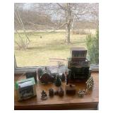 Assorted Holiday Village Scene with Accessories